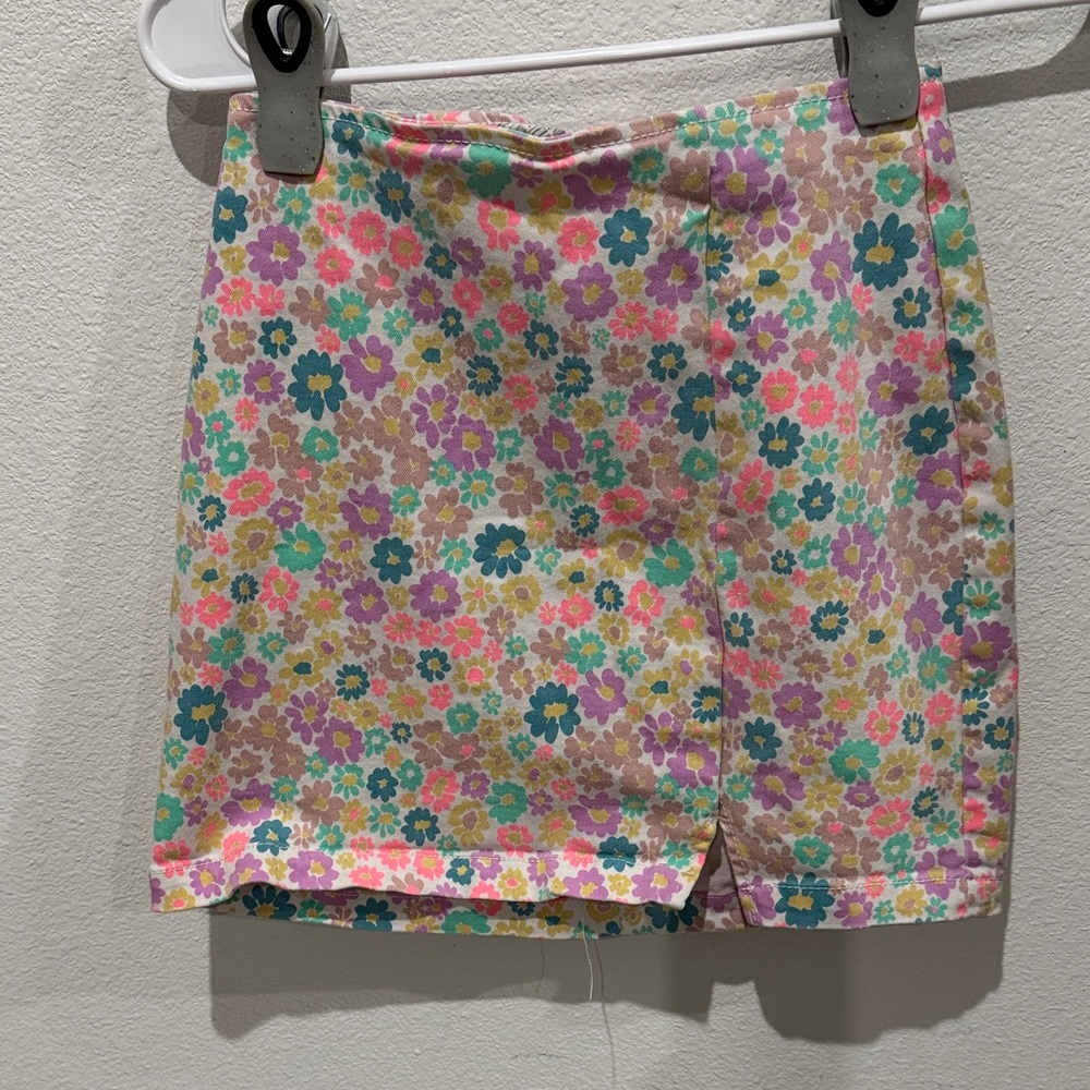 Floral Print Women's Skirt Size 00